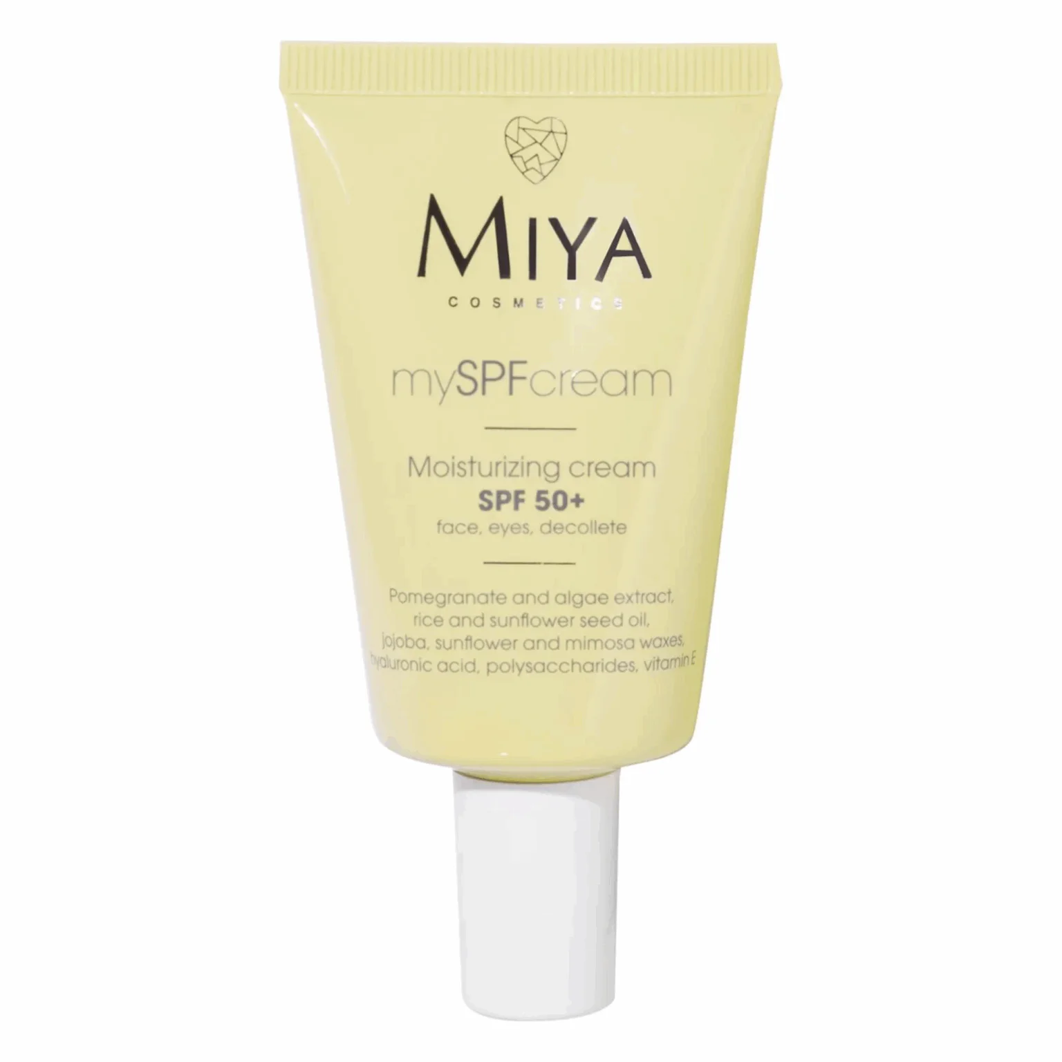 Miya Myspfcream Nawilżający Krem Do Twarzy Oczu Dekoltu SPF 50+ 40ml