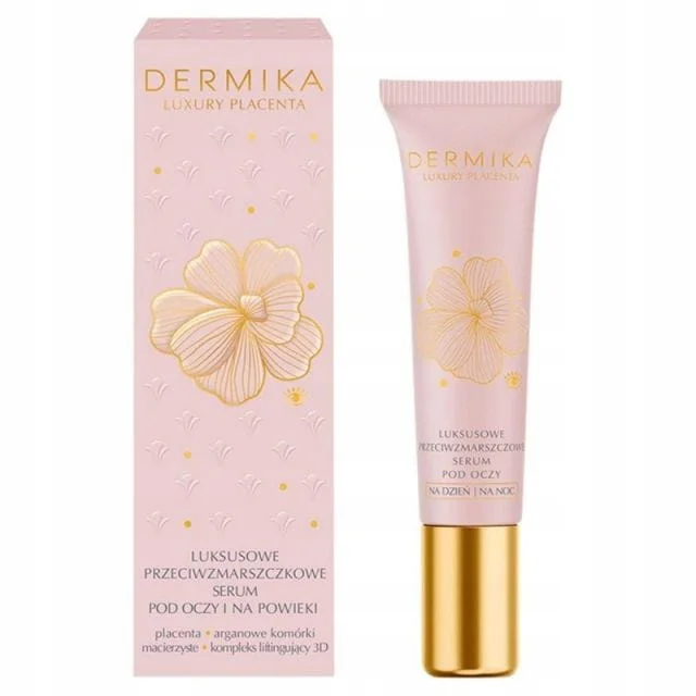 Dermika Luxury Placenta Przeciwzmarszczkowe Serum Pod Oczu I Na Powieki 3d