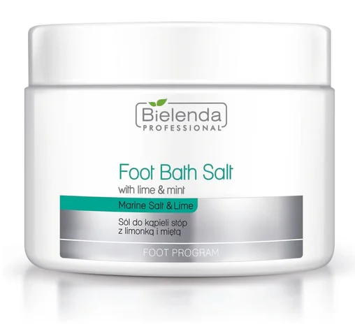 BIELENDA PROFESSIONAL SÓL DO KĄPIELI STÓP Z LIMONKĄ MIĘTĄ 600G
