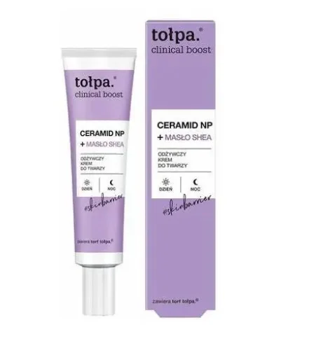 Tołpa Cilinical Boost Ceramidy + Masło Shea Krem Do Twarzy Odżywczy 40ml