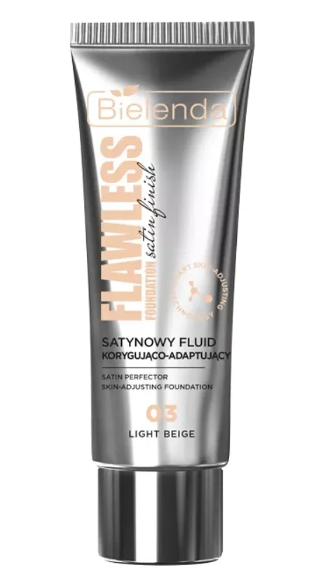 BIELENDA FLAWLESS SATYNOWY FLUID KORYGUJĄCO-ADAPTUJĄCY 03 LIGHT BEIGE 30G