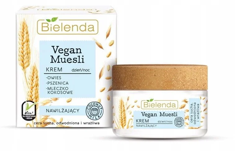 BIELENDA VEGAN MUESLI KREM NAWILŻAJĄCY 50ML