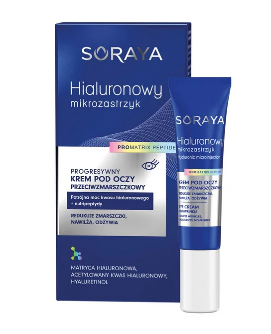 SORAYA MIKROZASTRZYK PRO MATRIX KREM PRZECIZWMARSZCZKOWY POD OCZY 15ML
