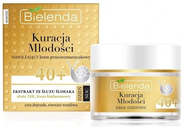 BIELENDA KURACJA MŁODOŚCI NAWILŻAJĄCY KREM PRZECIWZMARSZCZKOWY 40+ 50ML