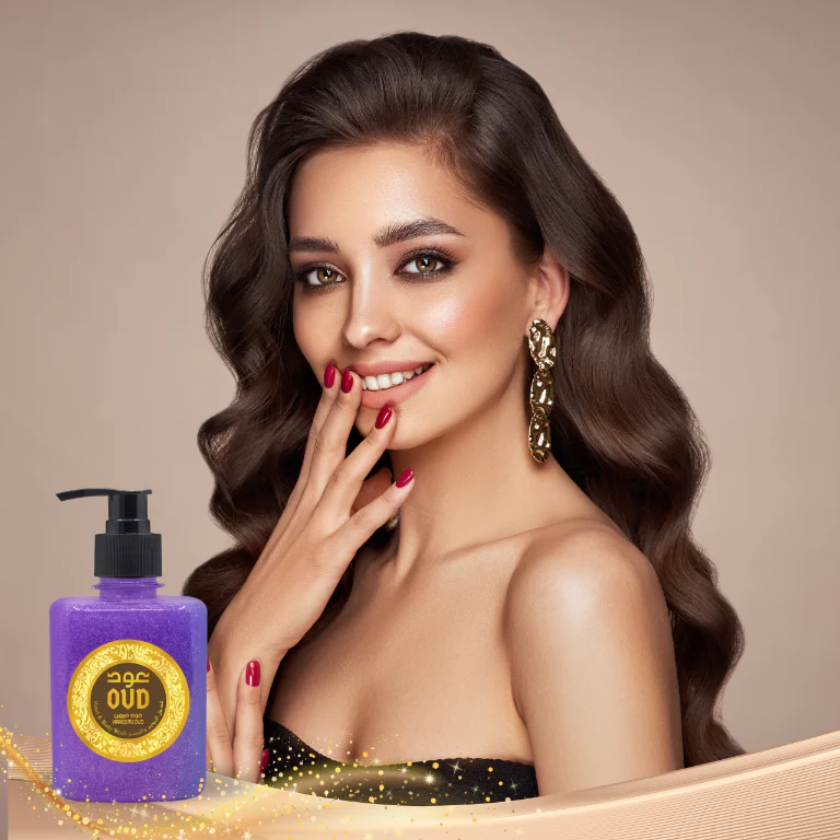 Oud Luxury Hareemi 300ml Mydło W Płynie Do Ciała Arabskie Z Dubaju Premium