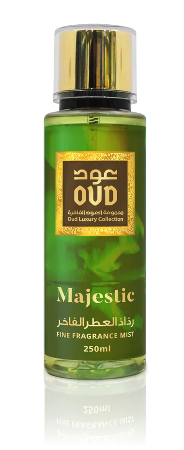 Oud Luxury Fragrance Mist Majestic 250ml Mgiełka Do Ciała Arabska Z Dubaju