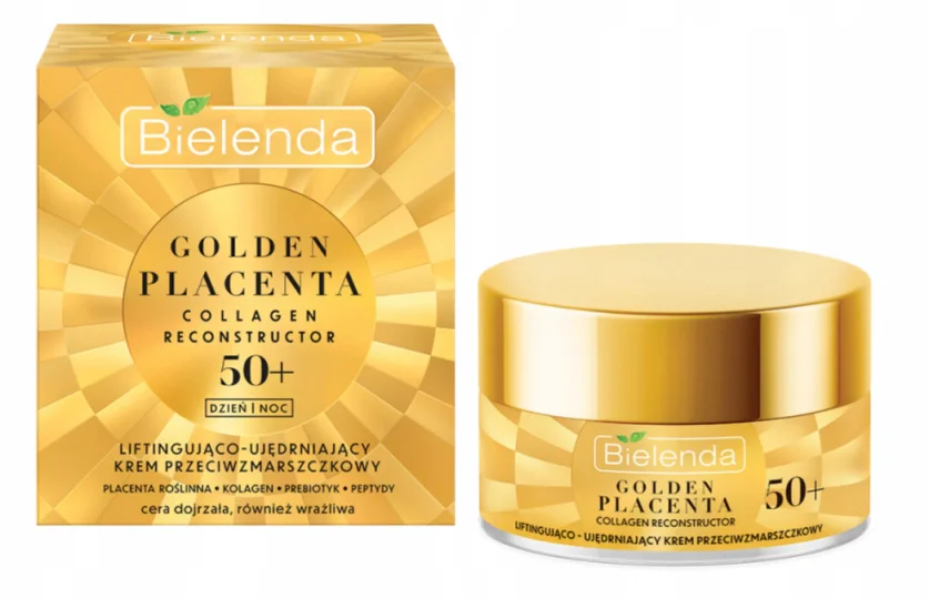Bielenda Golden Placenta Krem 50ml  Przeciwzmarszczkowy Liftingujący 50+