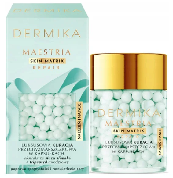 DERMIKA MAESTRIA LUKSUSOWA KURACJA PRZECIWZMARSZCZKOWA W KAPSUŁKACH 60ML