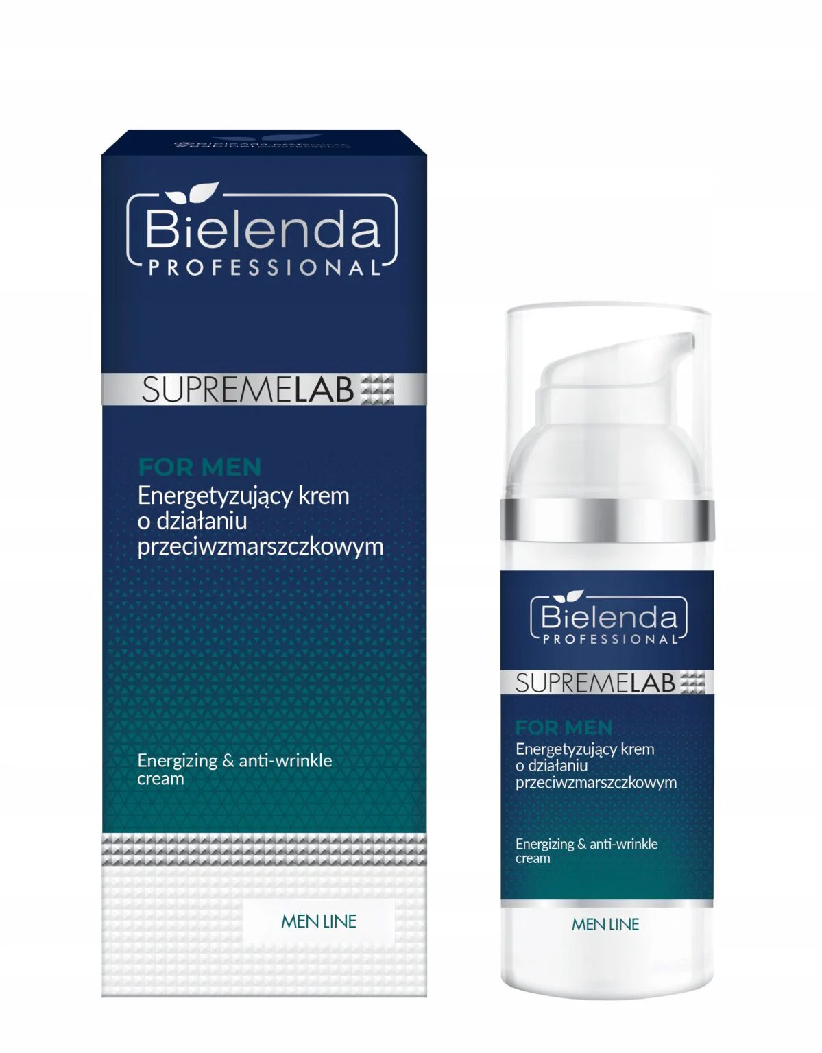 Bielenda Supremelab Men Line Energetyzujący Krem Przeciwzmarszczkowy 50ml
