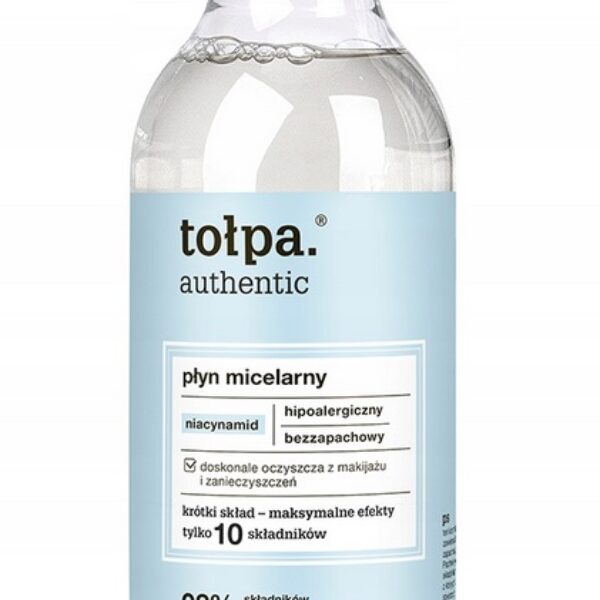 TOŁPA AUTHENTIC DELIKATNY PŁYN MICELARNY PIELĘGNUJĄCY DO TWARZY 300ML