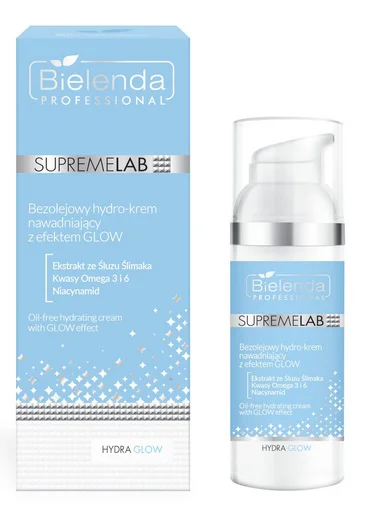 Bielenda Supremelab Hydraglow Bezolejowy Krem Do Twarzy Nawadniający Niacynamid 50ml