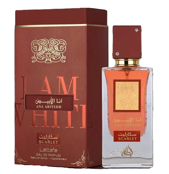 LATTAFA ANA ABIYEDH SCARLET 60MLWODA PERFUMOWANA DLA KOBIET PERFUMY DAMSKIE
