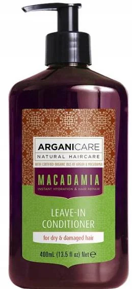 Arganicare Macadamia Leave-in Odżywka Suche Włosy 400ml
