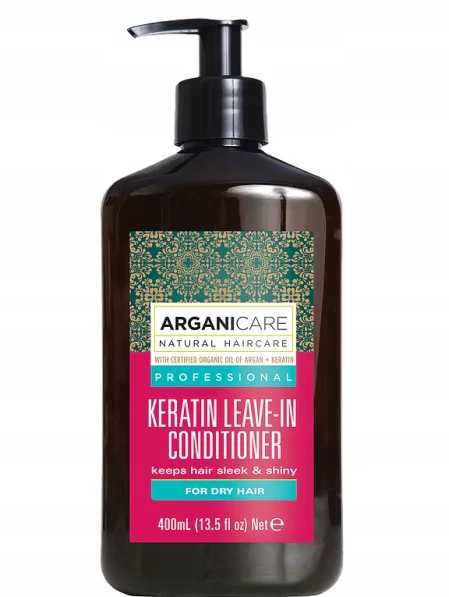 Arganicare Keratin Leave-in Odżywka Wygładzająca 400ml