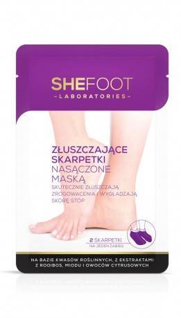 SHEFOOT ZŁUSZCZAJĄCE SKARPETKI NASĄCZONE MASKĄ