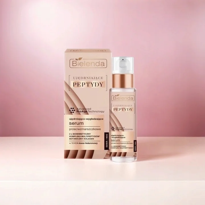 Bielenda Peptydy Serum Do Twarzy Ujędrniające I Wygładzające 24h 30ml