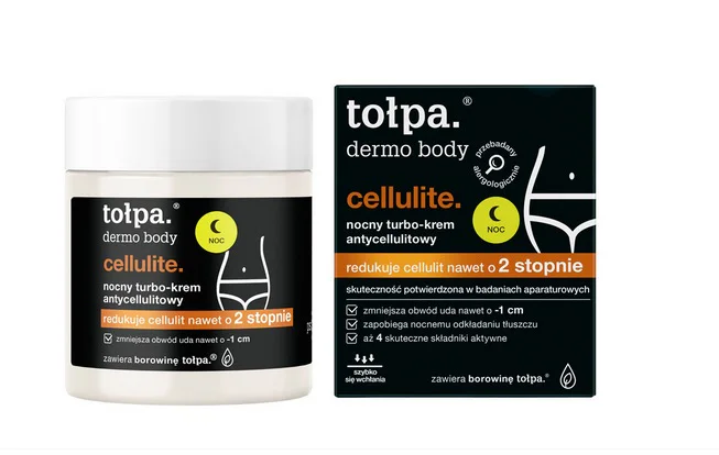 TOŁPA DERMO BODY WYGŁADZAJĄCY KREM DO CIAŁA NA NOC ANTYCELLULITOWY 250ML
