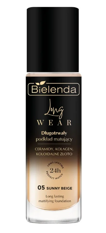 BIELENDA LONG WEAR PODKŁAD MATUJĄCY DO TWARZY 05 SUNNY BEIGE 30G