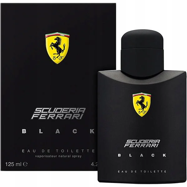 FERRARI BLACK SCUDERIA 125ML WODA TOALETOWA DLA MĘŻCZYZN PERFUMY MĘSKIE