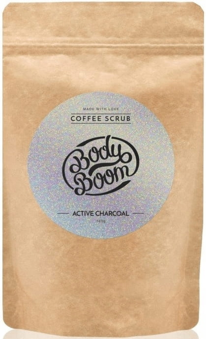 BODYBOOM KAWOWY PEELING DO CIAŁA AKTYWNY WĘGIEL 100G