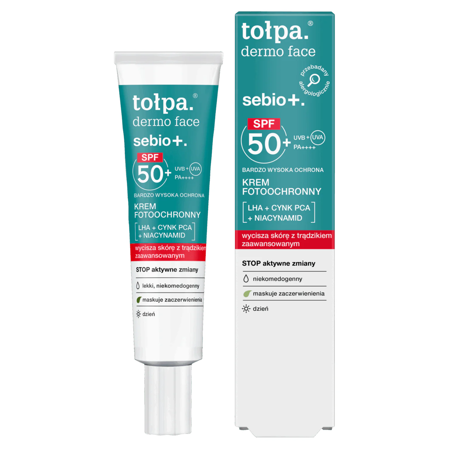 Tołpa Dermo Face Sebio+ SPF 50+ Krem Do Twarzy Fotoochronny 40ml