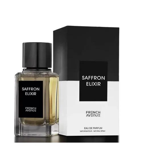 FRAGRANCE WORLD FRENCH AVENUE SAFFRON ELIXIR 100ML WODA PERFUMOWANA UNISEX