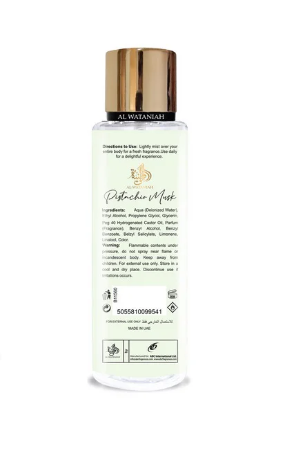 Al Wataniah Mgiełka Pistachio Musk Mgiełka Do Ciała 250ml Perfumy Damskie