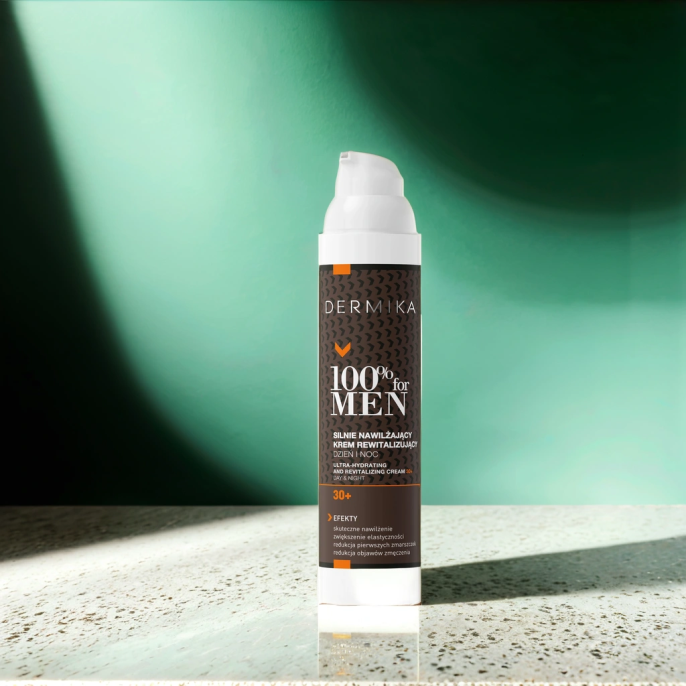 DERMIKA Krem Do Twarzy Dla Mężczyzn 30+ Krem Nawilżający 100% For Men 100ml