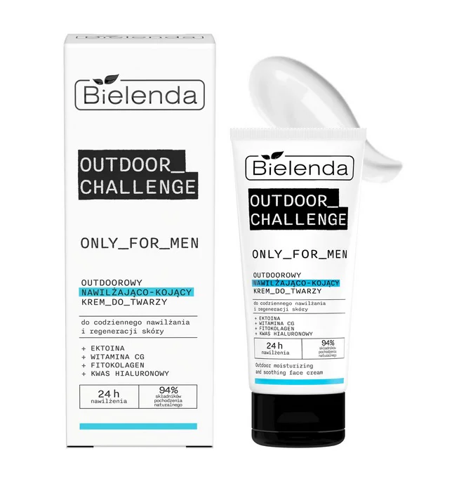 BIELENDA OUTDOOR CHALLENGE KREM DO TWARZY REWITALIZUJĄCO KOJĄCY MĘSKI 50ML