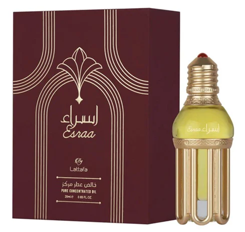 Lattafa Esraa Pure Concentrated Oil 20ml Perfumowany Olejek Unisex