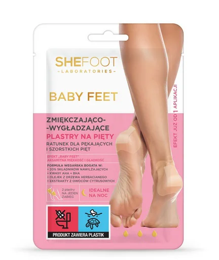Shefoot Zmiękczające Wygładzające Plastry Na Pięty 1 Para