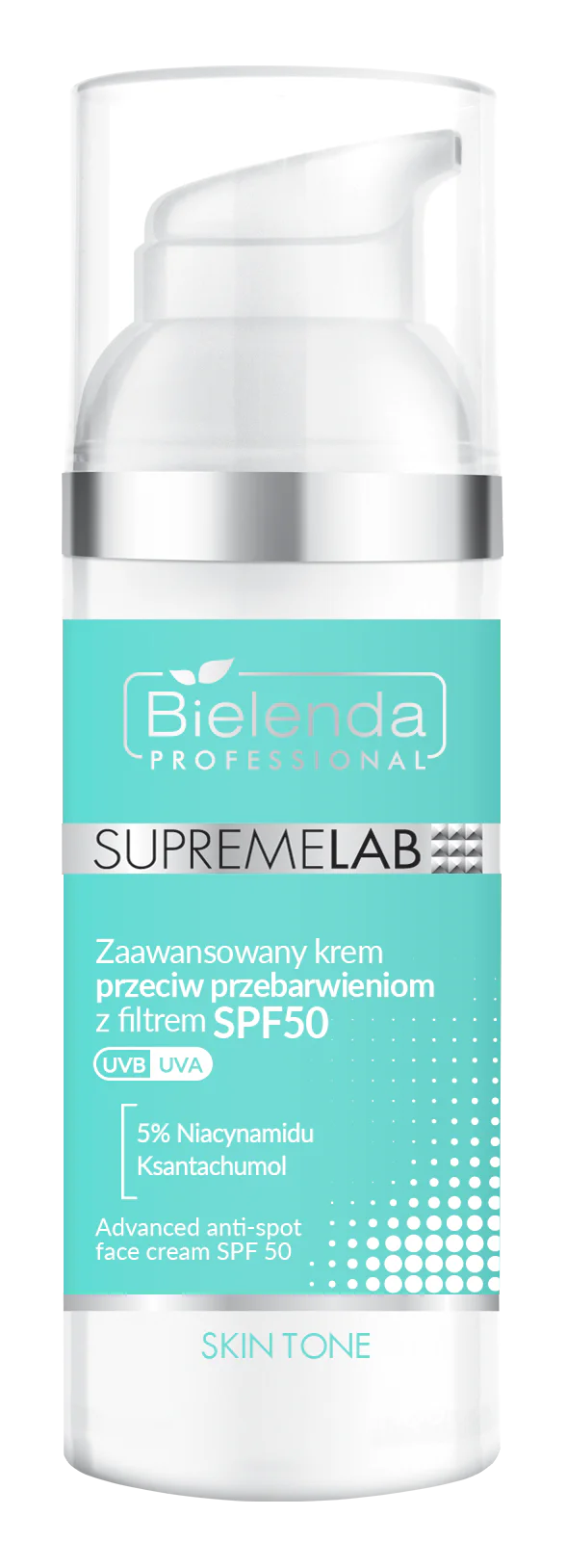 Bielenda Supremelab Skin Tone Krem Na Przebarwienia Z SPF50 Uva/uvb 50ml