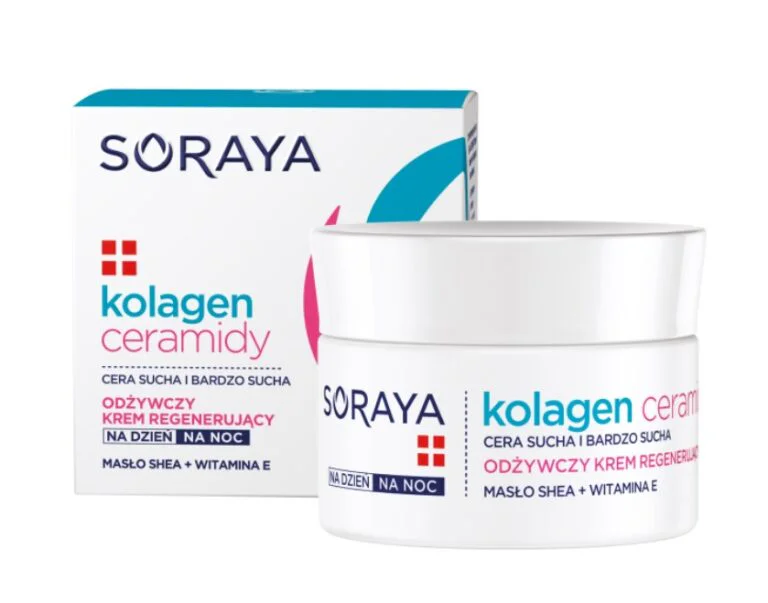 Soraya Kolagen Ceramidy Odżywczy Krem Do Twarzy Regenerujący 50ml