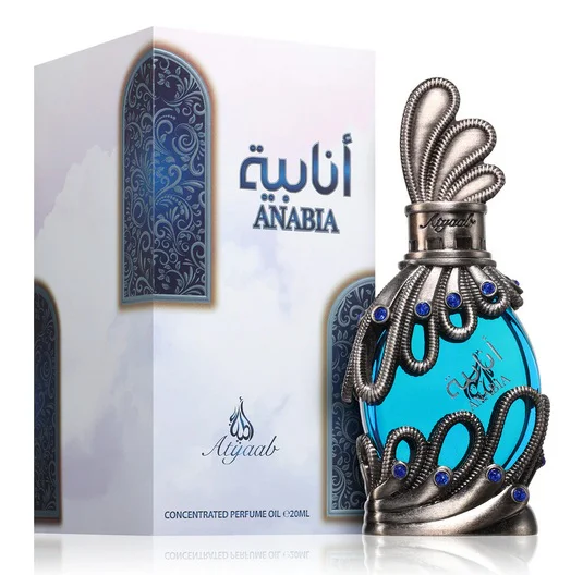 Khadlaj Anabia Blue Oil 20ml Perfumowany Olejek Unisex Damski Męski