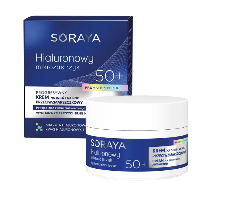 SORAYA MIKROZASTRZYK PRO MATRIX KREM DO TWARZY PRZECIWZMARSZCZKOWY 50+ 50ML