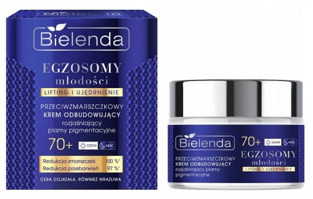 BIELENDA EGZOSOMY MŁODOŚCI KREM ODBUDOWUJĄCY DO TWARZY 70+ 50ML