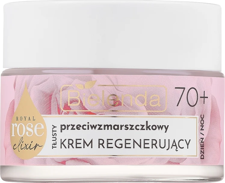 BIELENDA ROYAL ROSE ELIXIR KREM DO TWARZY REGENERUJĄCY 70+ DZIEŃ I NOC