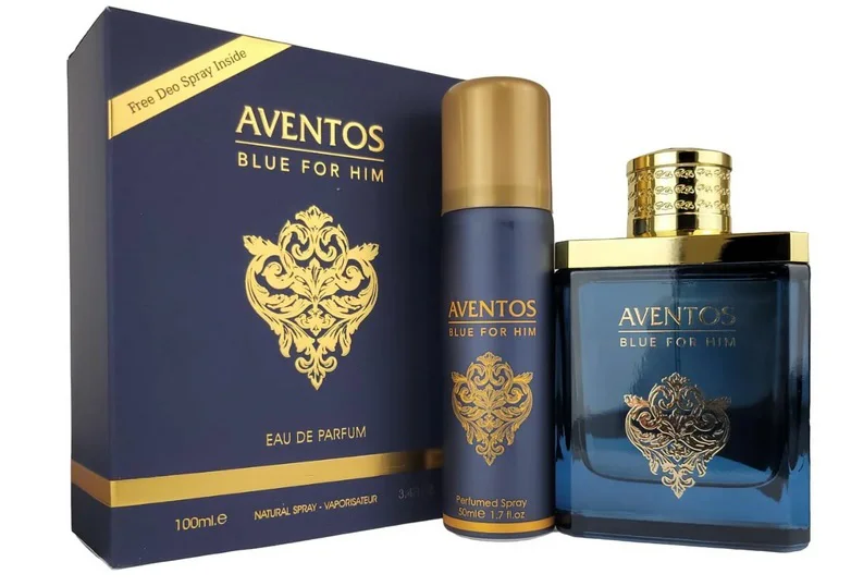 Fragrance World Aventos Blue For Him 100ml+dezodorant Woda Perfumowana