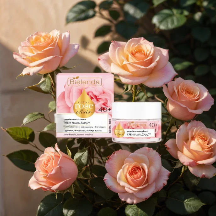 BIELENDA ROYAL ROSE ELIXIR KREM NAWILŻAJĄCY DO TWARZY 40+ UJĘDRNIAJĄCY