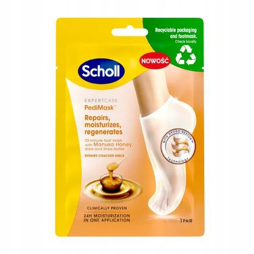 SCHOLL Expert Care PediMask Maska do stóp z miodem manuka