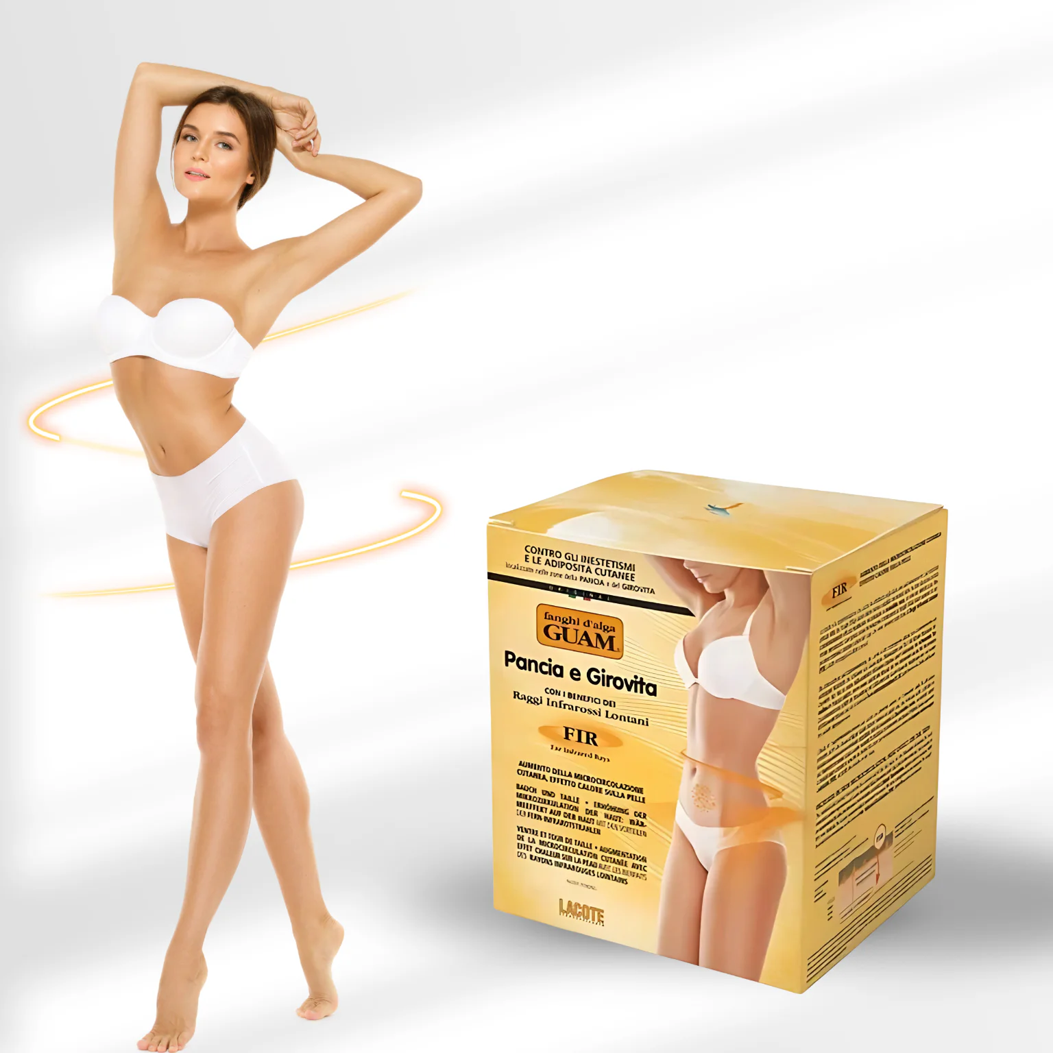 GUAM FIR PANCIA E GIROVITA 1KG WYSZCZUPLAJĄCY BRZUCH KONCENTRAT BŁOTO