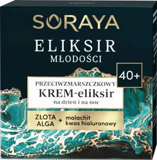 SORAYA ELIKSIR MŁODOŚCI PRZECIWZMARSZCZKOWY KREM DO TWARZY 40+ 50ML