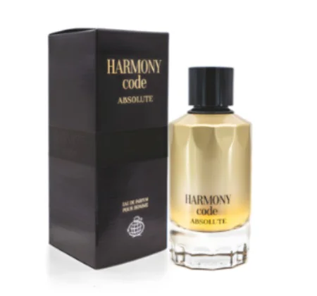 FRAGRANCE WORLD HARMONY CODE ABSOLUTE 100ML WODA PERFUMOWANA DLA MĘŻĆZYZN