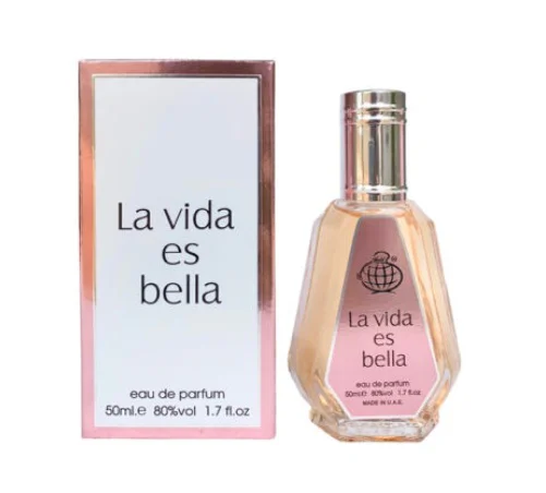 FRAGRANCE WORLD LA VIDA ES BELLA 50ML WODA PERFUMOWANA DAMSKA PERFUMY