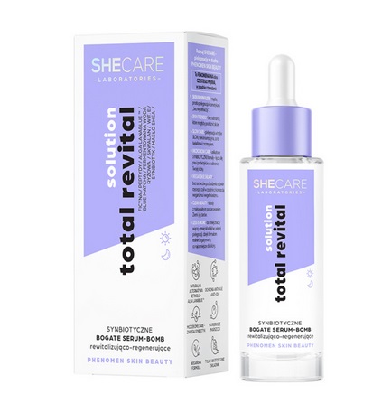 SHECARE SYNBIOTYCZNE BOMB SERUM DO TWARZY REWITALIZUJĄCO REGENERUJĄCE 30ML