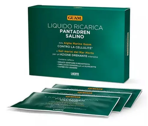 GUAM PANTADREN SALINO DRENUJĄCY PŁYN UZUPEŁNIAJĄCY 3x100ML ANTYCELLULITOWY