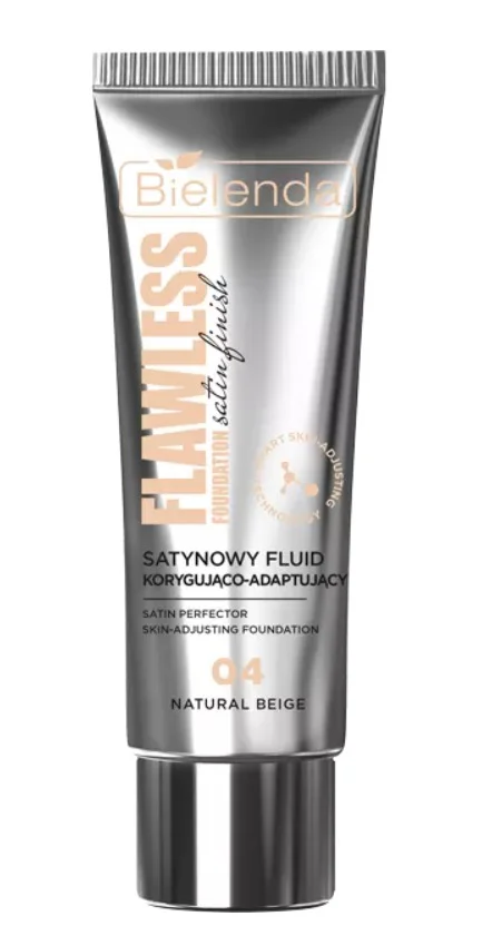 BIELENDA FLAWLESS SATYNOWY FLUID KORYGUJĄCO-ADAPTUJĄCY 04 NATURAL BEIGE 30G