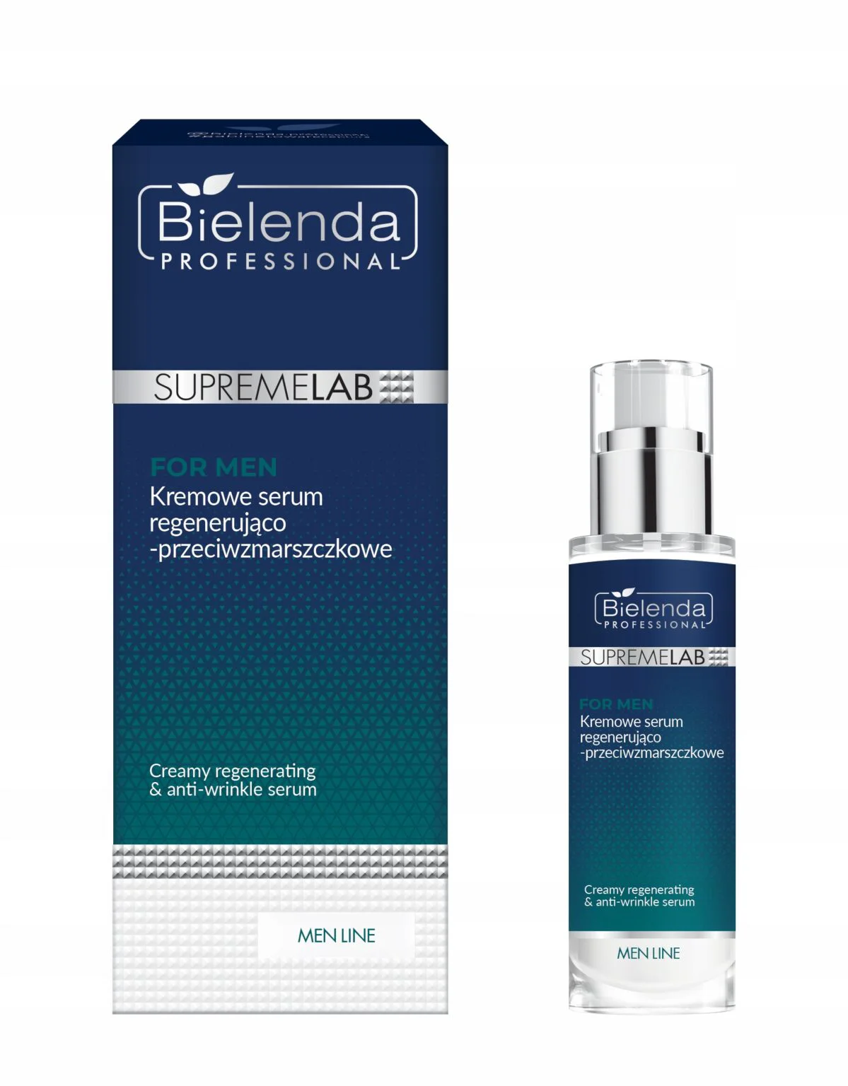 Bielenda Supremelab Men Line Kremowe Serum Przeciwzmarszczkowe 30ml