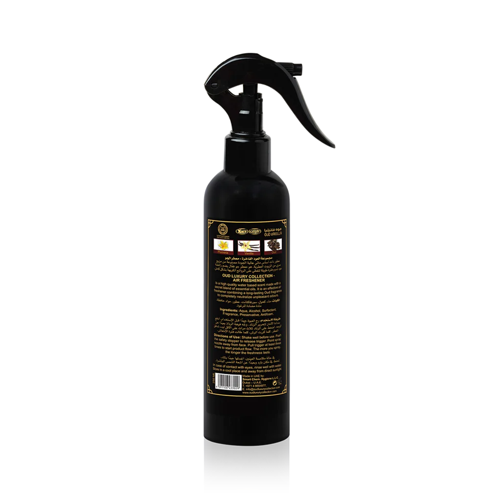 Oud Luxury Odświeżacz Powietrza Z Dubaju Premium Oud Vanilla 250ml