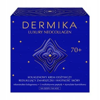 DERMIKA NEOCOLLAGEN KOLAGENOWY KREM ODŻYWCZY 70+ ZMARSZCZKI WIOTKOŚĆ SKÓRY